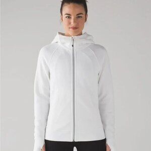 RARE NWT First Release 2016 Lululemon Scuba Hoodie IV Light fleece White